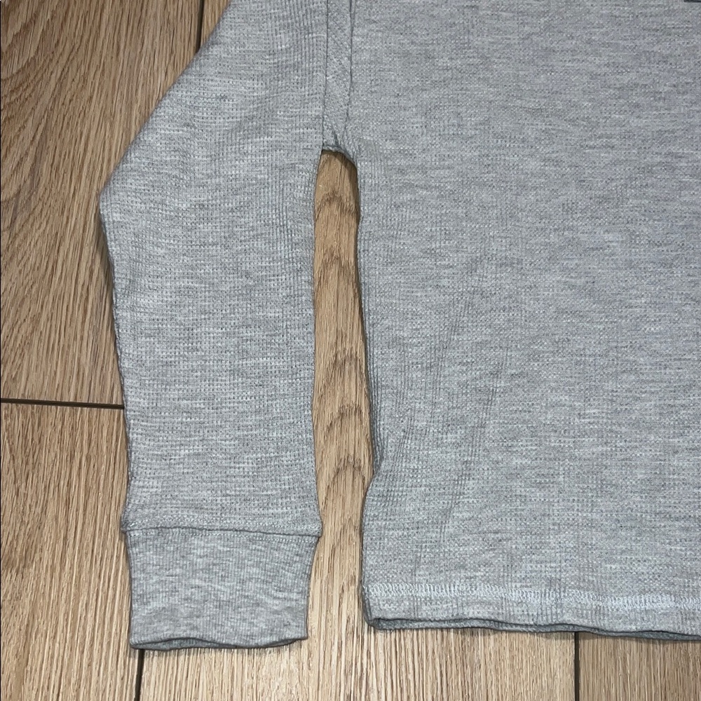 Forever 21 Light Gray Waffle Knit Top - Picture 3 of 8